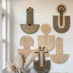 Abstract Wall Mask 2 Natural